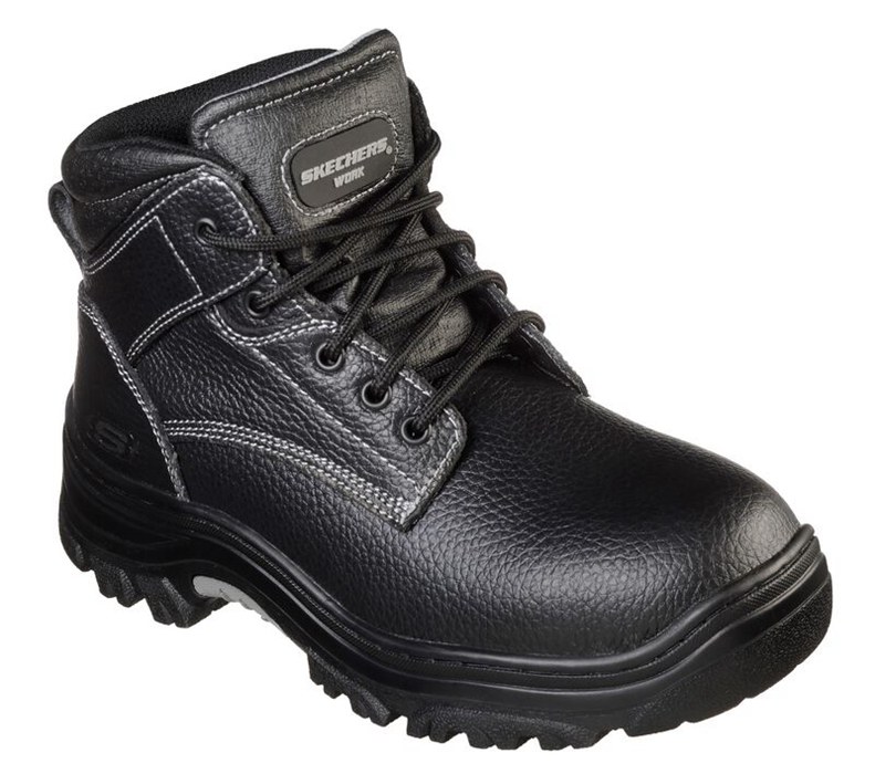 Skechers Relaxed Fit: Burgin - Congaree - Mens Work Boots Black [AU-QC2149]